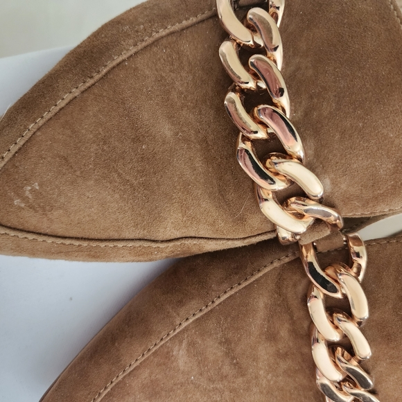 Steve Madden slides/ loafers women's size 8 suede - Picture 2 of 4